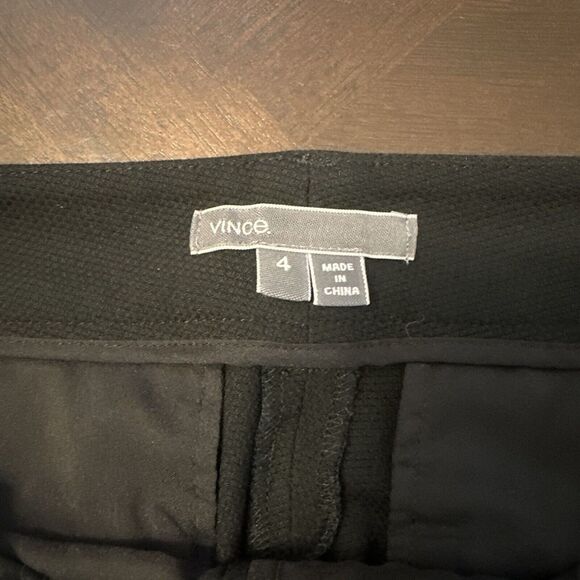 Vince Dress Pants Size 4 Wool Blend Cropped Leg Front Seam - Picture 3 of 7